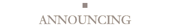 Announcing